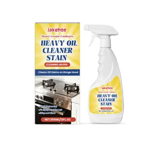 Heavy Oil Stain Cleaner Portable Easy Clean Kitchen Grease Remover Stove Oven Cleaner Oven Frying Pan Suitable, Effective Kitchen Cleaning Solution