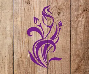 Flower Stencil - Art and Wall Stencil
