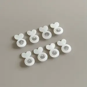 10-Pc Transparent Silicone Earring Lifters, Ultra-Light Invisible Jewelry Adjusters, Prevents Sagging for Heavy Statement Earrings, Ensures All-Day Comfortable Secure Fit