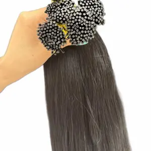Itips BLACK Hair Extensions 100% Human Ready-to-Apply Dark Color Non-DeColorable Max Decoloration Level for Immediate Use