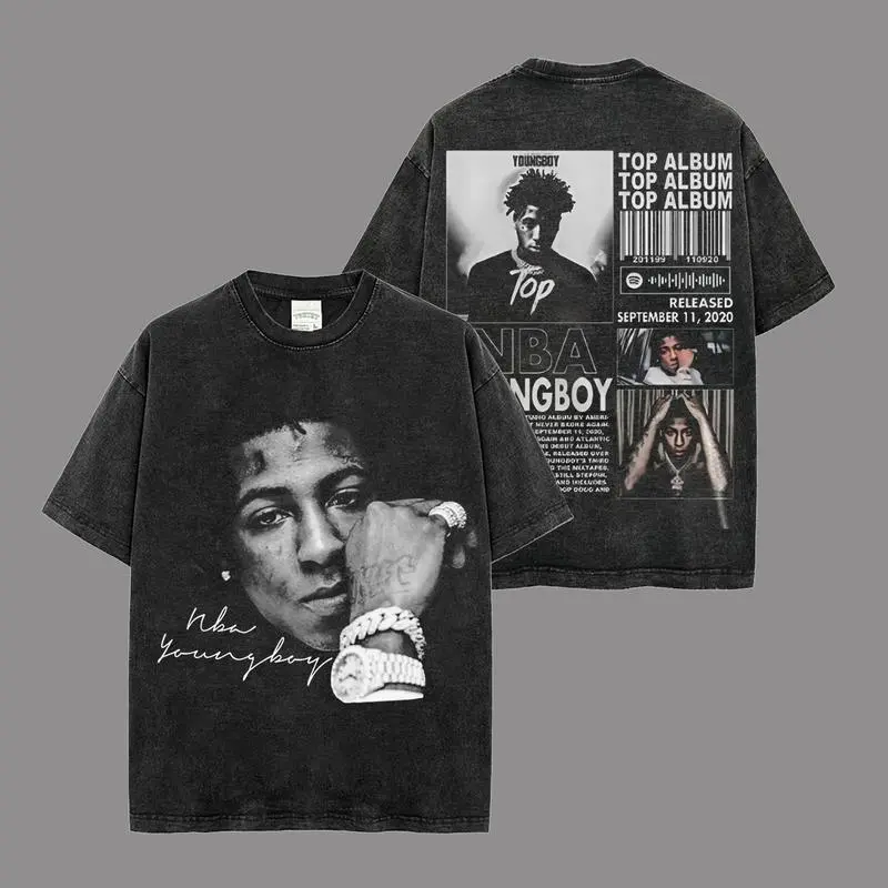MASA YoungBoy Tour Acid Washed T-shirt
