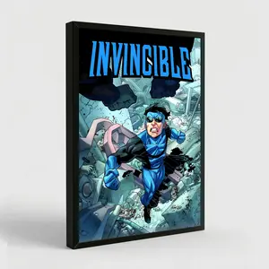 Invincible Variants Poster, Superhero Wall Art, Sci-Fi Home Decor,Comic Book Decor, Omni-Man Artwork, Anime Hero Print