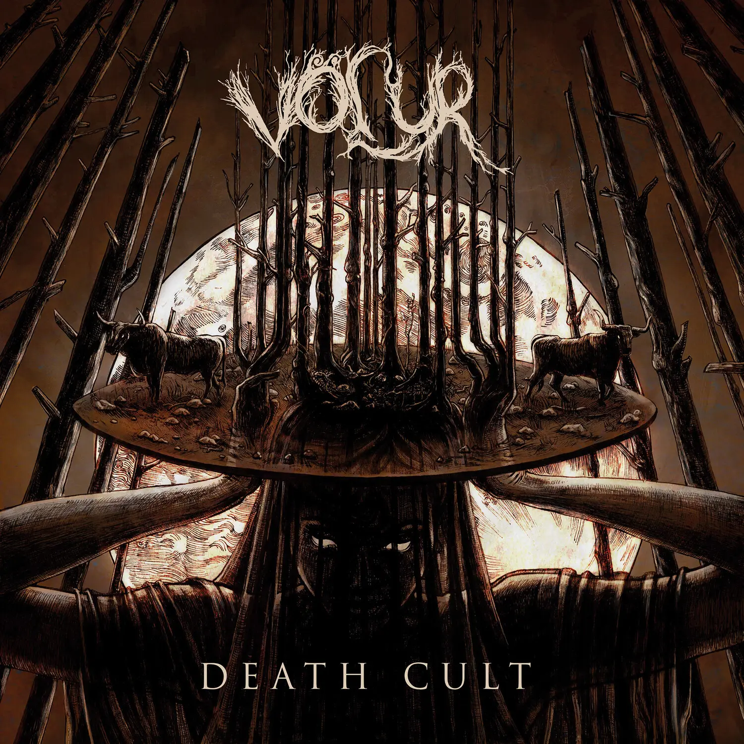 Volur - Death Cult Music Album, Compact Disc (CD) with Digipack Packaging, Music Cds
