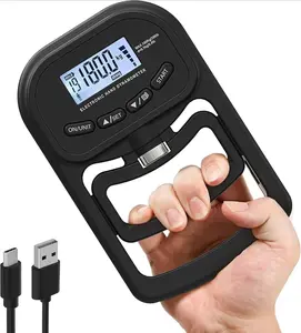 396lbs / 180kg Grip Strength Tester Trainer -Dynamometer Handgrip Measurer Meter Hand Gripper Strengthener Adjustable Hand Gripper fathersdaygift