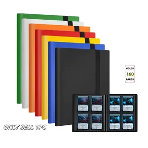 4 Pocket Index Card Binder, 1 Count Card Photo Book,  Sports Hockey Card Collector, Office Stationery & Supplies for Indoor & Outdoor, Trading Card Album