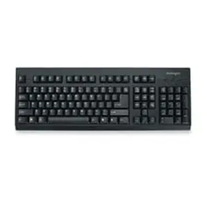 Kensington Keyboard- Spill Safe- PS-2-USB Compatible- 18in.x6-.50in.x.75in.- BK