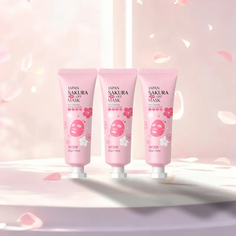 Sakura Peel-off Face Mask 50g*3  Deep Cleansing Hydrating Moisturizing Skincare