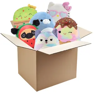 Squishmallows Mystery 8-Inch 3-Squish Christmas Value Pack - Get Three Jumbo Officially Licensed 8" for Less - Collectible Soft & Squishy Stuffed Animal Toy - Stocking Stuffer for Kids, Girls & Boys