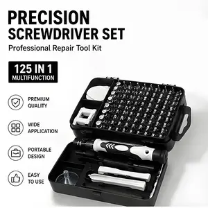 Precision Mini Magnetic Screwdriver Set with Multi-Type Bits, Portable Design, Easy to Use Hand Tool Kit for Game Console, Electronics Repair, DIY Enthusiasts