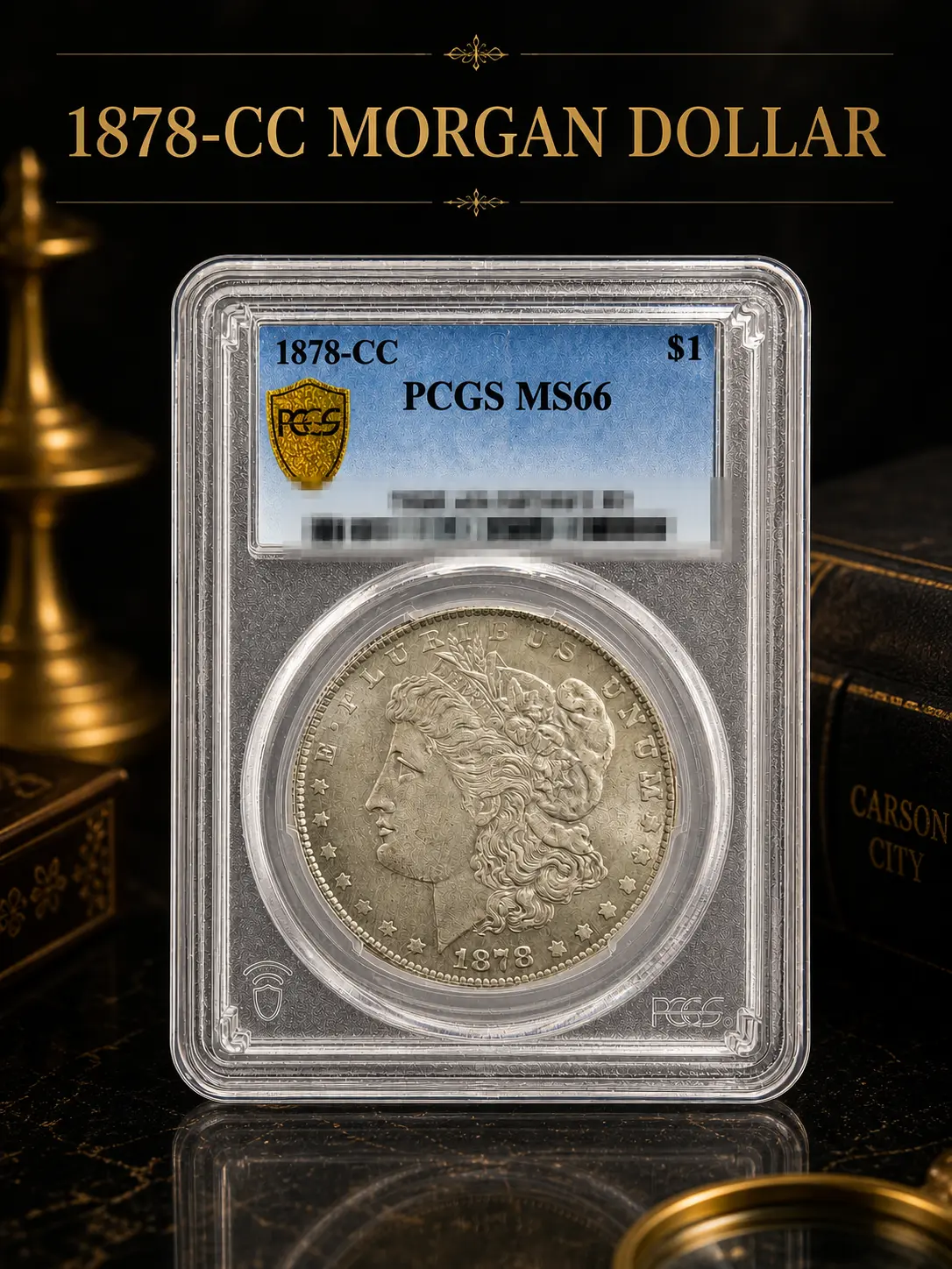 1878-1904 Random Year Morgan Silver Mystery | Official PCGS Holder Blind Box