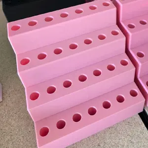 3D Printed Pink Pen Stand for Rhinestone Pens - Stable Base, Versatile Design, Perfect for Desks