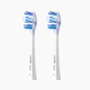usmile Ergonomic Brush Head 2.0 - Made for Better Cleanliness & Comfort, Compatible with All usmile Models, 2/4-Pack