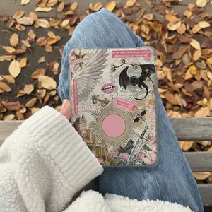 Romantasy  Kindle Insert for Clear Case – Aesthetic Book Lover Decor | Cozy Reading Accessory