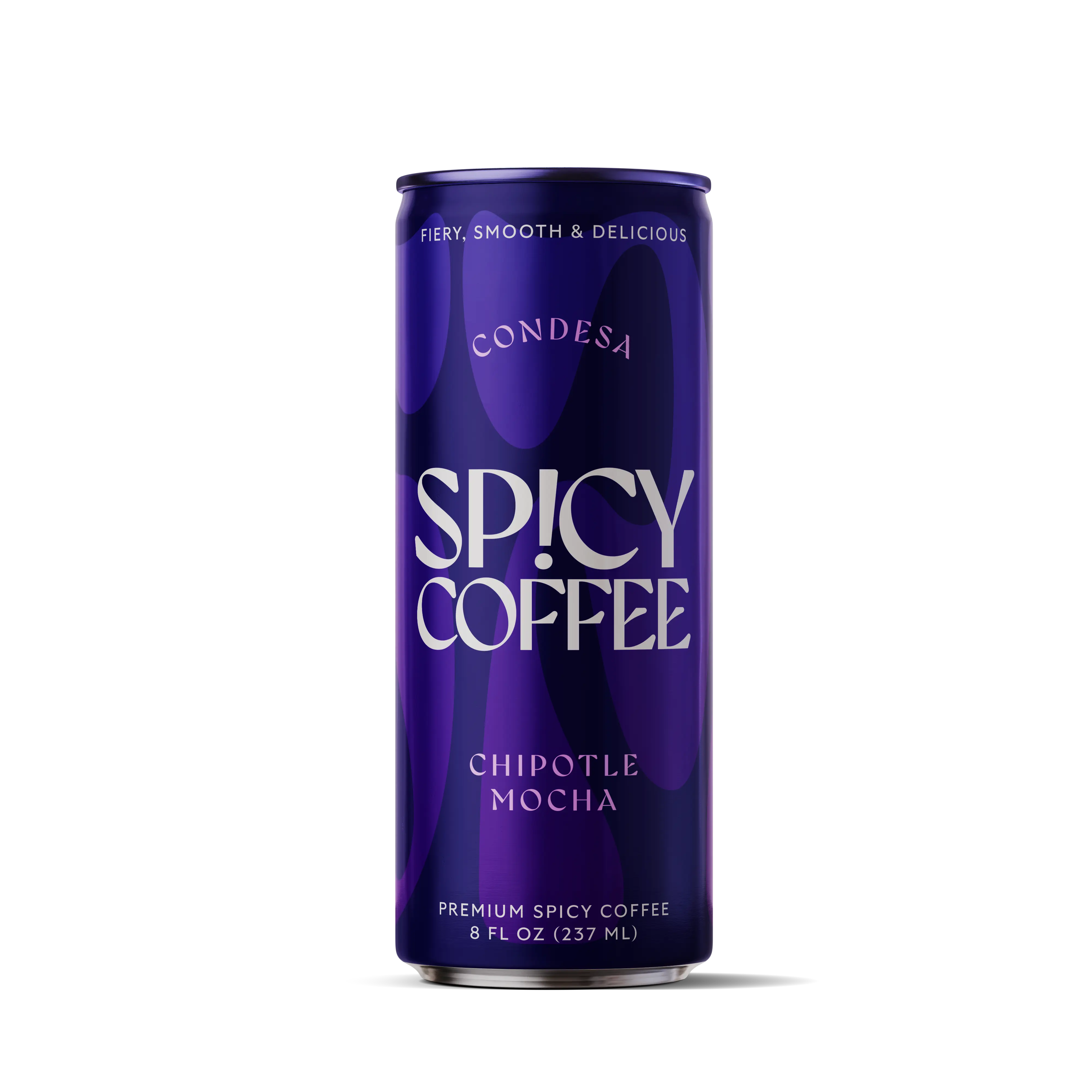 SPICY COFFEE, Condesa (Chipotle & Mocha), RTD Coffee Latte, 8OZ (Single Can) Coffee Beverage Creamy Chocolate