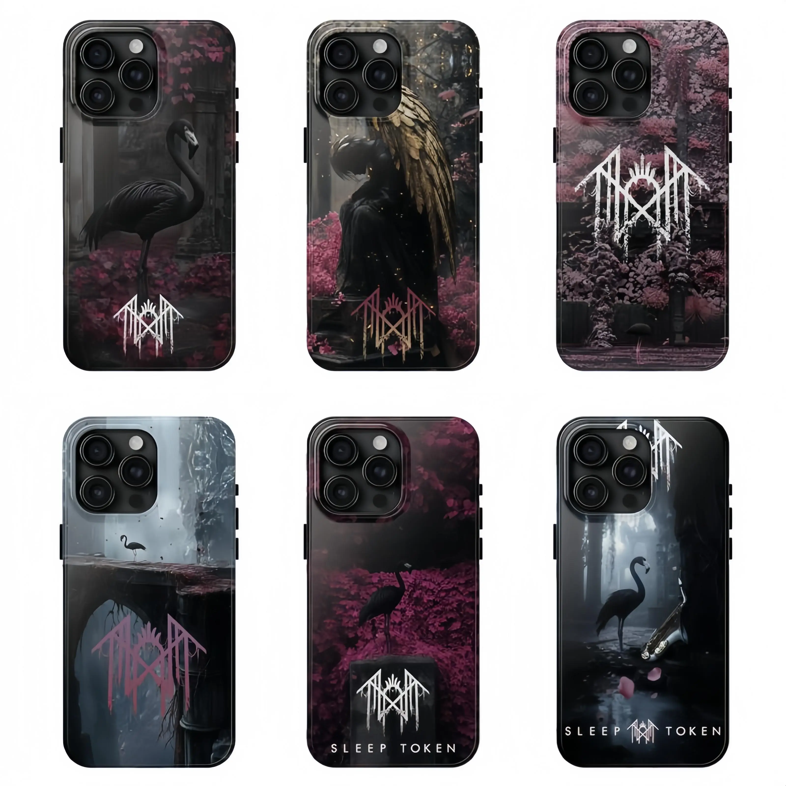 6 Styles Sleep T0ken Tough Case Slepp T0ken Jerry Even In Arcadia Gift For Fan Phone Accessories Phone Case|Gifts For Fans Men Women|For iPhone 17 Pro Max 16 15 14 13 12 11 for Samsung Phone Case|Tough Phone Case|Halloween gift|Best Gift