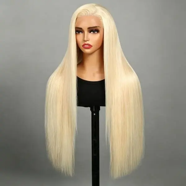 【Hot Sale】VIPbeauty 613 Lace Front Wig Human Hair Blonde 13X6 HD Transparent Lace Front Wigs Human Hair 200% Density Blonde Glueless Wigs 613/4/27 HD  Lace Frontal Wig Pre Plucked