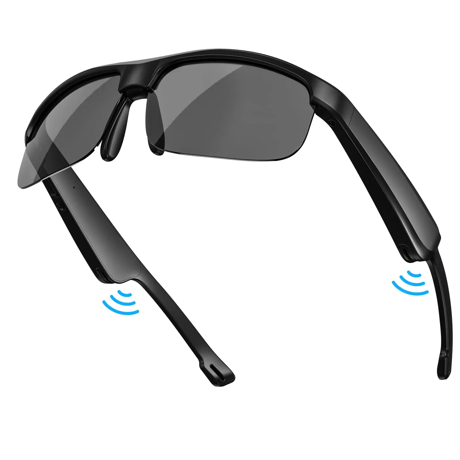 TakyStone Smart Glasses with Mic，BT Glasses，Sunglasses for Women & Men, Answer phone calls, Listen to music