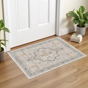 YIXIN Geometric pattern doorma,1 Count Non-slip Home Decor Washable Indoor mat,Door Decor,Kitchen floor mat,Bathroom rug