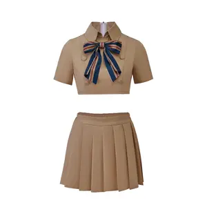 Horror Movie M3gan Cosplay Costume Megan Ai Doll Robots Top Skirt Suit Sailor Dress Women Girl Halloween Dress Outfit