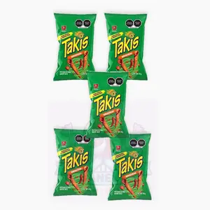 Barcel Takis Originales (5pack) - Snack Chips, Crispy and Crunchy