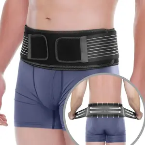 Menswear Body Shaper Function Belt for Lower Back Support Fitness Comfortable Sacroiliac SI Hip Belt Sports Wrap Gym Accessories Workout Equipment Shapewear Straps Stretch Trainer Compression Outdoor Customized Unisex