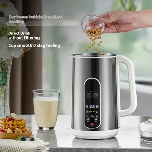 55oz Nut Milk Maker Automatic 8-in-1 Machine with 20 Blades for Almond Oat Soy Milk Plant-Based Milk 10-in-1 with Delay Start Keep Warm Self Clean Boil Water