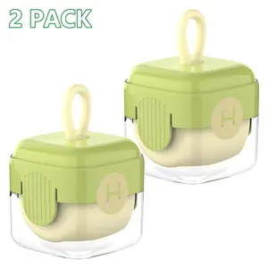 2-Pack Reusable Mini Lint Rollers – Washable Sticky Removers for Pet Hair, Portable for Clothes, Travel & Household