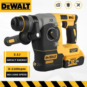 DEWALT DCH273 20V Compact Brushless Cordless Drill Set Rotary Hammer 2.1J  Energy 360° Handle 6.0Ah Battery for Concrete Brick Stone Drilling reseller tools shelves powertools impact  Drill