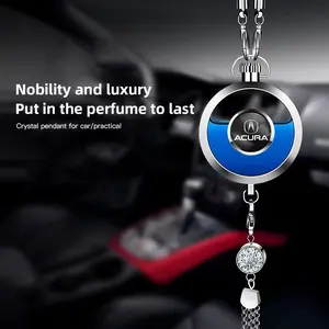 1Pcs Car Perfume Pendant Car Fragrance Air Freshener Hanging Perfume Diffuser For Acura ADX RDX ZDX Integra NSX MDX TLX CDX ILX RLX TL RL