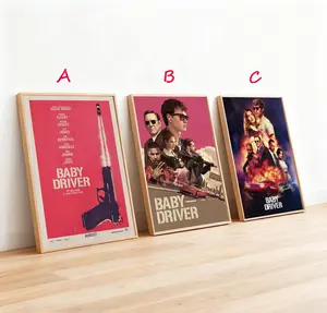 Baby Driver Movie Poster, Modern Room Decor, Gift for Friends