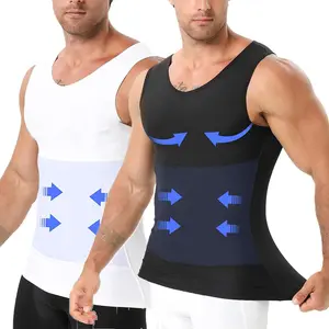 Mens  Compression Shirt,  Undershirt Shirts for Men Body Shaping Shapewear Tummy Control ,Body Shaper Menswear Slim Fit