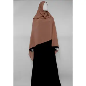 XL Premium Chiffon Hijab - Apricot