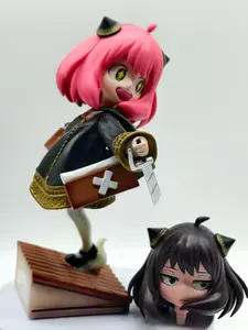 Cosplay as Anya from Spy x Family & Levi Ackerman from Attack on Titan Unbeatable Combo for Conventions and Themed Parties Action Figures Toyset