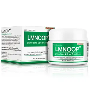 Skin Ulcer Healing Ointment, for Foot & Leg Ulcers, Sores, Varicose Ulcers, Stasis Ulcers, Bedsores, Cuts, Burns, Skin Infections, Natural Ingredients Deep Wound Healing Ointment