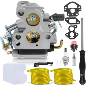 Carburetor 574719402 545072601 w/Tune up kit for Husqvarna 235 235E 236 236E 240 240E 120 Chainsaw for Jonsered CS2234 CS2238 CS2234S CS2238S GZ380 for Craftsman 358381600 Carb C1T-W33C