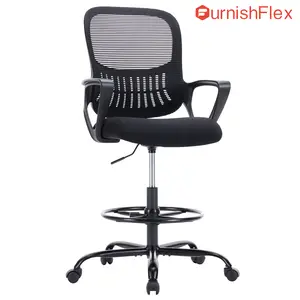 FurnishFlex Tall Office Chair, Drafting Tall Office, Ergonomic Mesh Computer Task Table Chairs