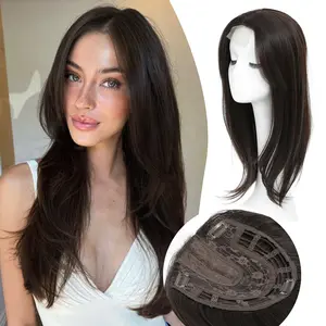 PANEWAY Hair Topper for Women 18 Inch Long Straight Big Base for Maximum Coverage on Thinning Hair Snug Fit with Realistic Illusion Hairline Your Confidence Solution