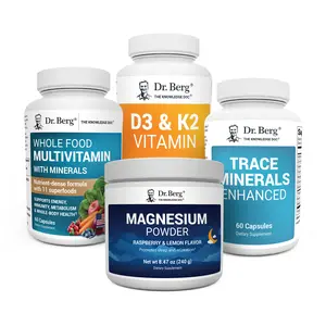 Dr. Berg’s Daily Essentials | Sleep, Energy, Immunity & Bone Health Supplement Bundle