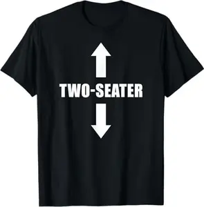 Vintage Two Seater Arrows Funny College Humor Shirt, Funny Mens T-Shirt, Sarcastic Shirt For Men, Funny Saying Shirts, Cool Gift for Him Graphic tees Sleeve Top summerwins,summerwins