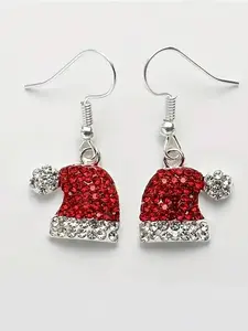 Cute Christmas Santa Earrings Set, Whimsical Jewelry, Perfect Holiday Jewelry Gift, Adorable Festive Theme Accessories for Women & Girls