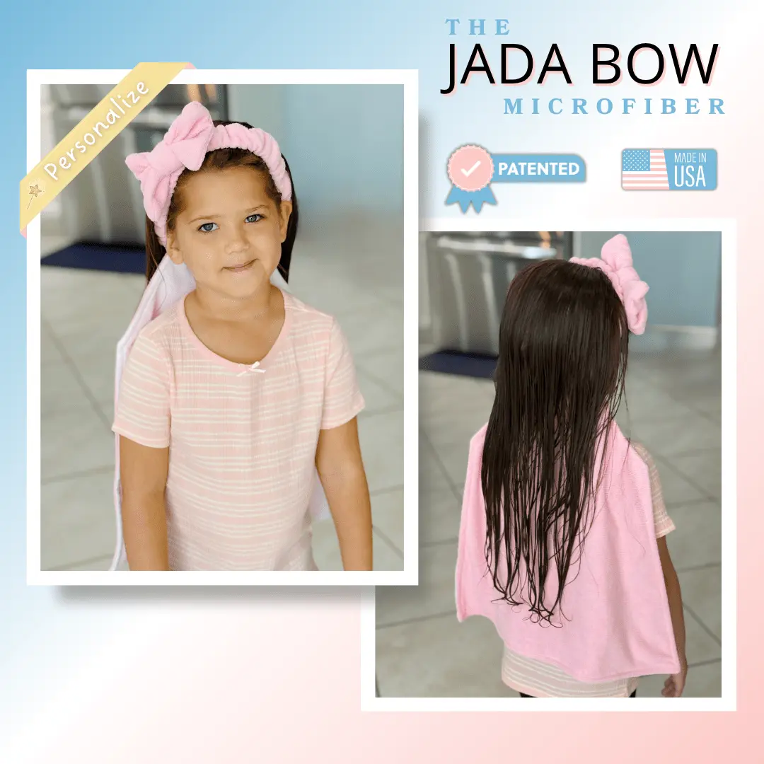 The Jada Bow Microfiber Towel Back