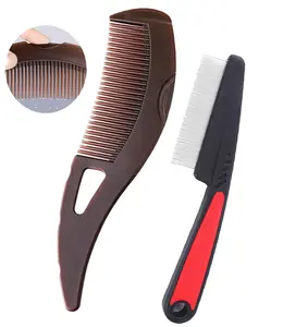 Stainless Steel Fine Tooth Comb for Dandruff and Psoriasis, Scalp Sweep Detoxing Comb for Women Men and Kids