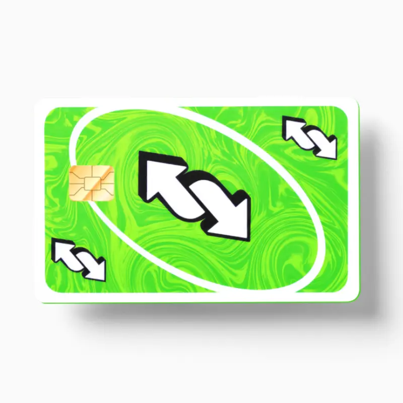 Uno Reverse Card Green (Holographic)