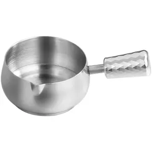 60ml Large 304 Stainless Steel Wax Melting Spoon Pot Warmer Scoop with Handle for Wax Sealing Stamp Envelope
