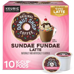 The Original Donut Shop Sundae Fundae Coffee - Keurig K-Cup Pods - Sweet Coffee Beverage