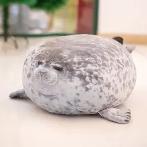 Cute Chubby Seal Plush Toy Cute Plush Stuffed Marine Animal Sea Lion Pillow Soft Plush Stuffed Sea Lion Plush Toy Birthday Gift for Kids weighted  stuffed  toy pillow  toy plushie toy Snuggle Bear