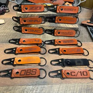 Chevy, Silverado, Corvette, Camaro, Snap Hook, Duramax, Z71, ZR2, S10, Colorado, Leather tactical keychain, Leather Keychain, Key Organizer, Gift, His