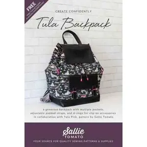 Tula Backpack Paper Pattern Sallie Tomato