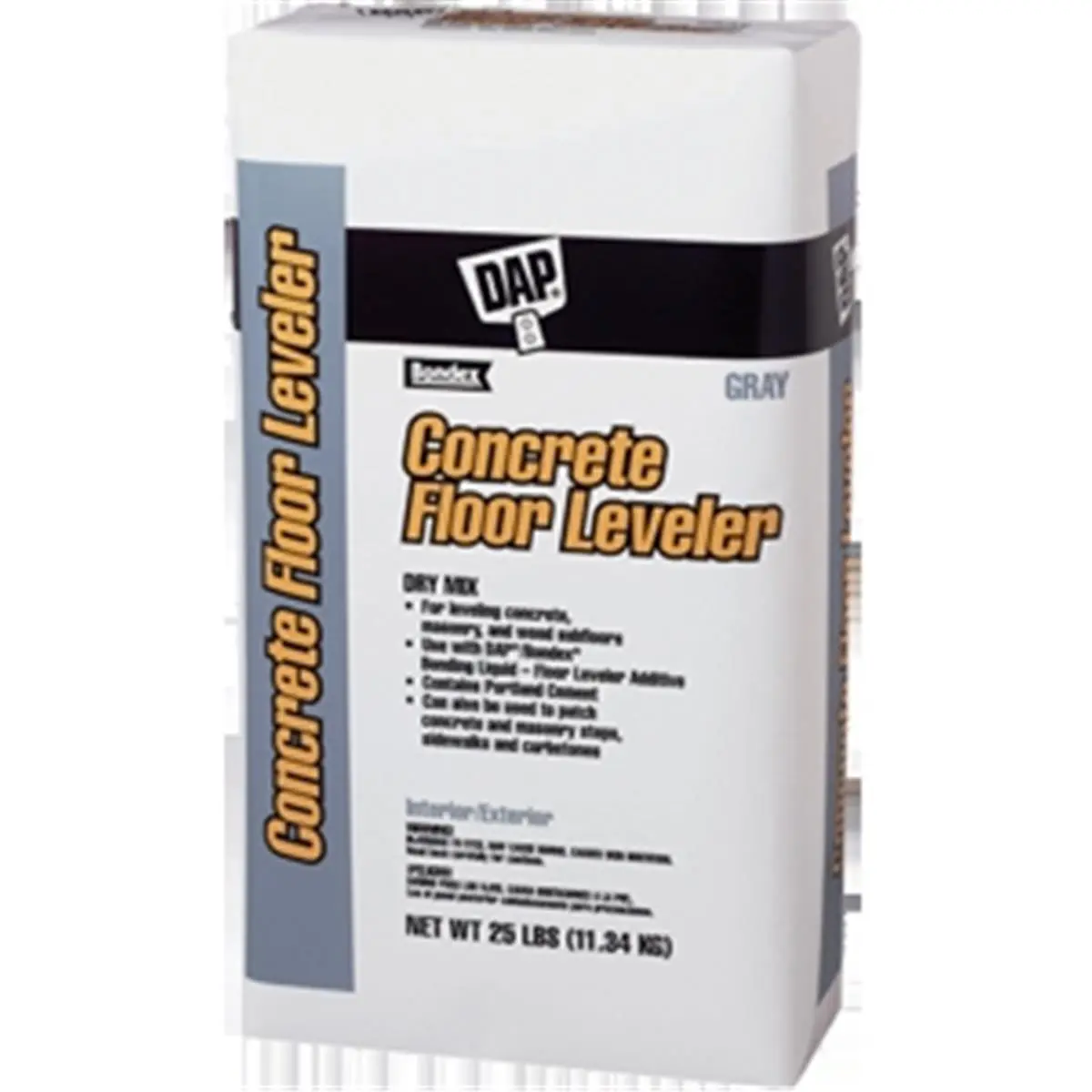 Dap 10416 25 lbs. Gray Concrete-Based Dry Mix Floor Leveler with Additive, Ideal for Garage & Sidewalk (Portland Cement Home Improvement Building Supply)