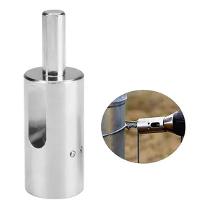 11 Gauge Wire Drill Chuck Heavy Duty Metal Fence Twisting Tool Attachment for Quick Tie Fixing Chain Link Fencing and Construction Work Professional Hardware Accessories Fast Labor Saving Device